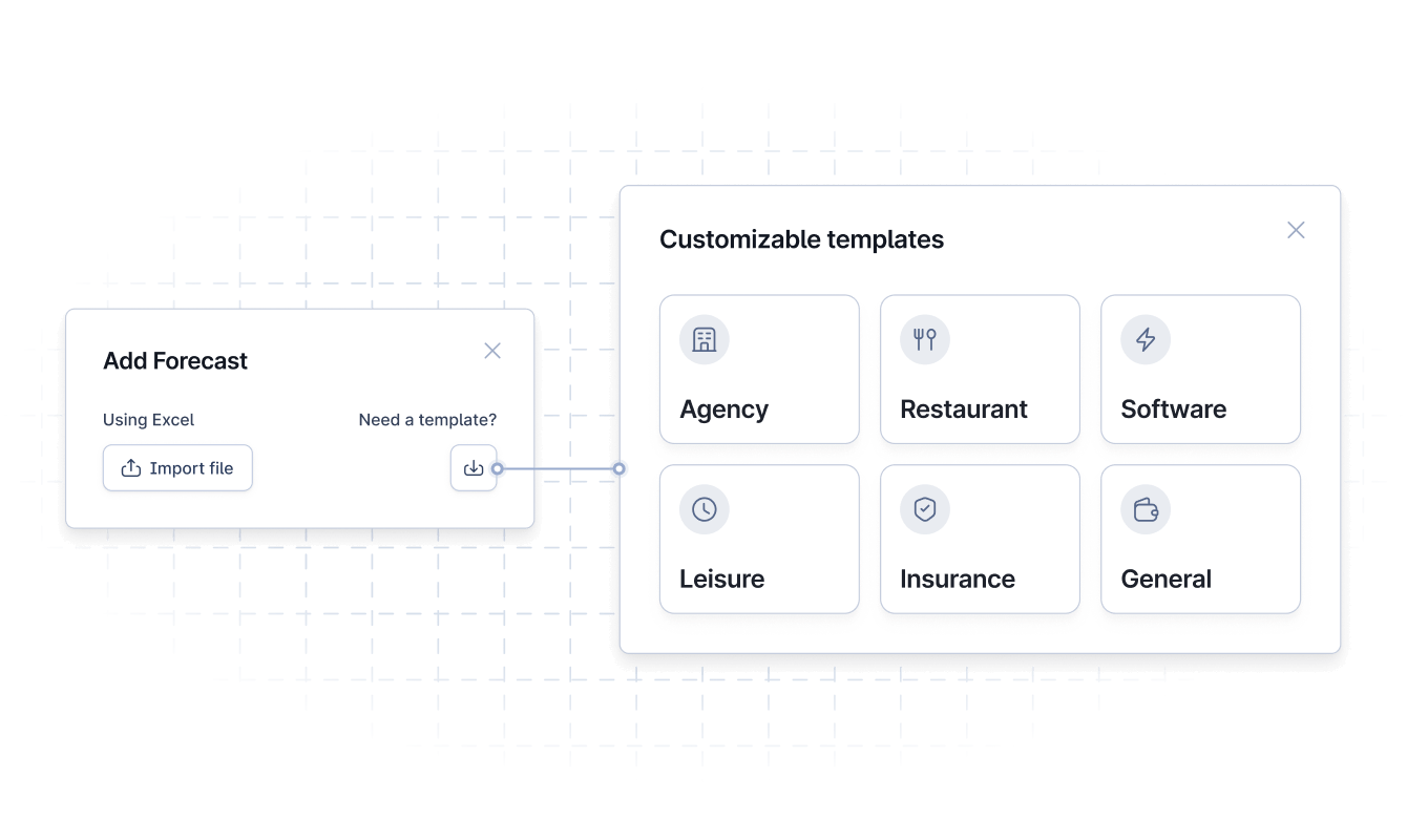 Spreadsheet template library in the Finstack platform.
