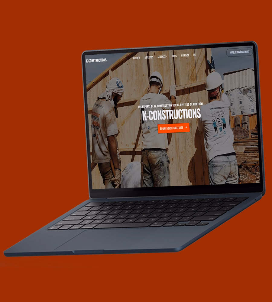 Website design for construction company