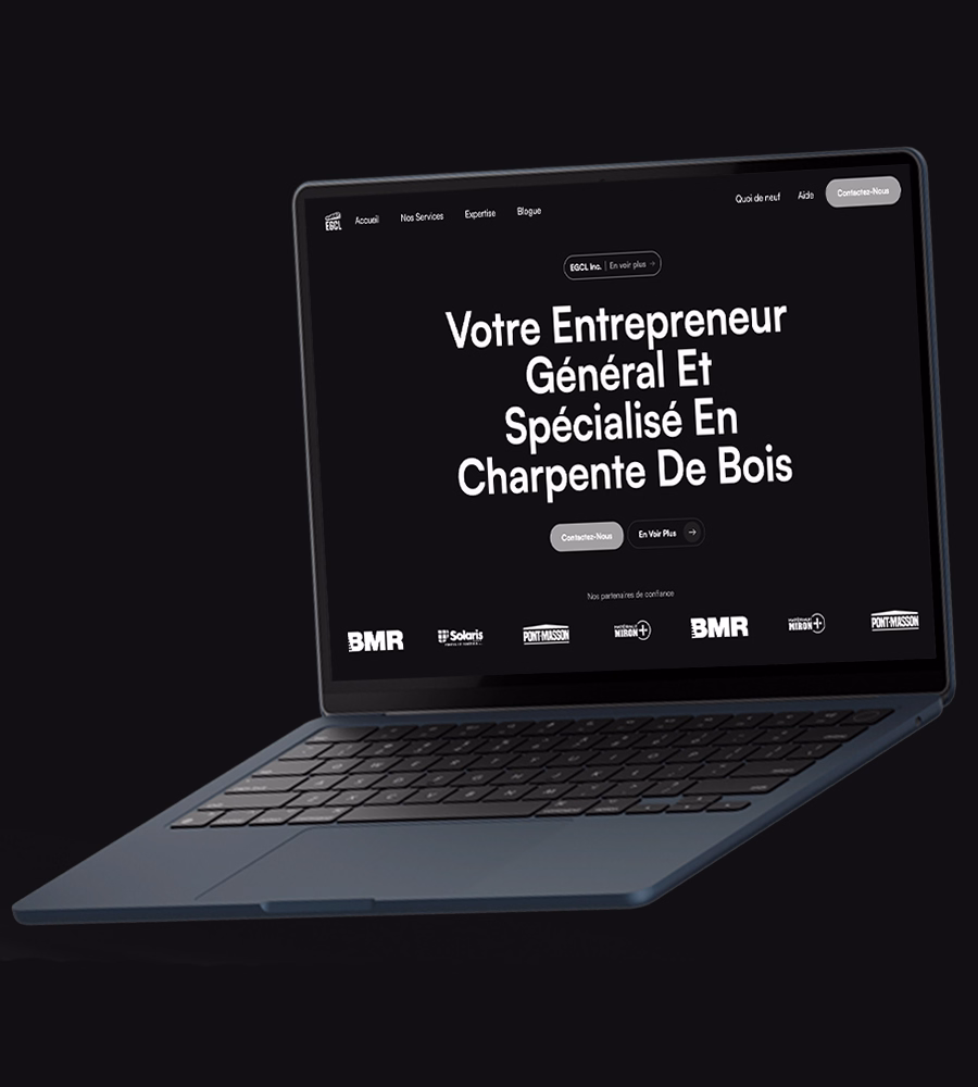 Construction industry web design