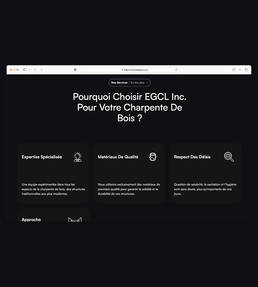 Construction website design