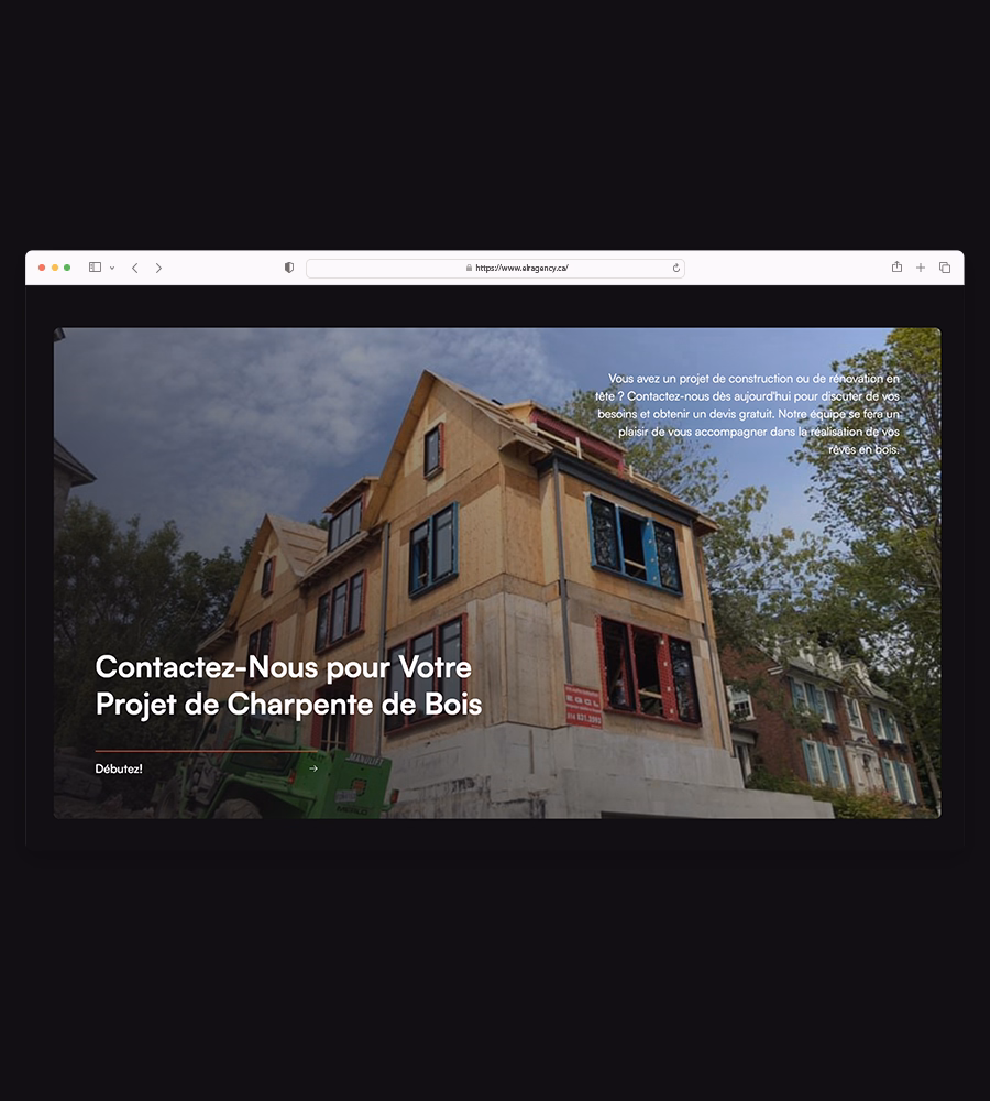 Construction websites design