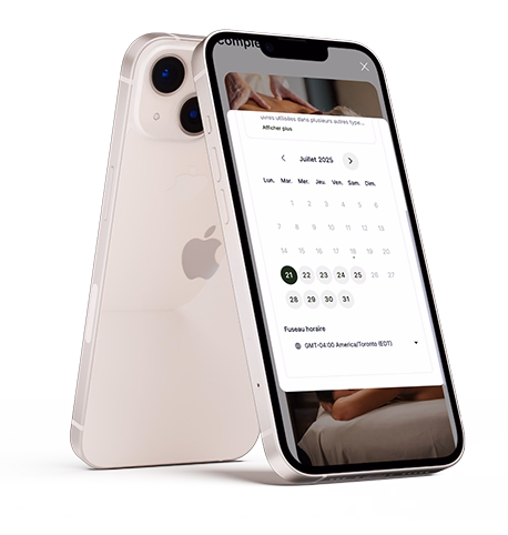 Website booking for massage therapist