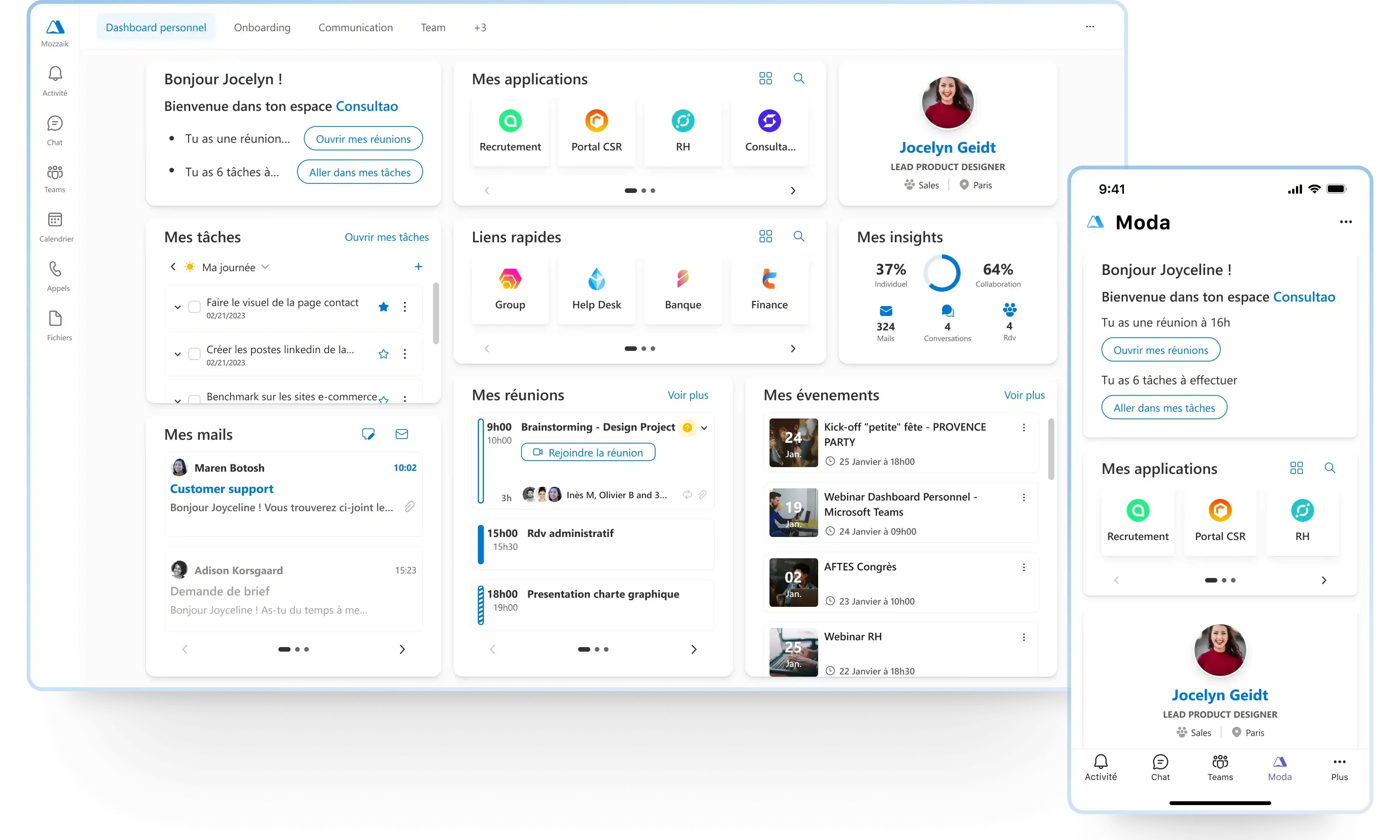 Create an employee Dashboard on Microsoft365