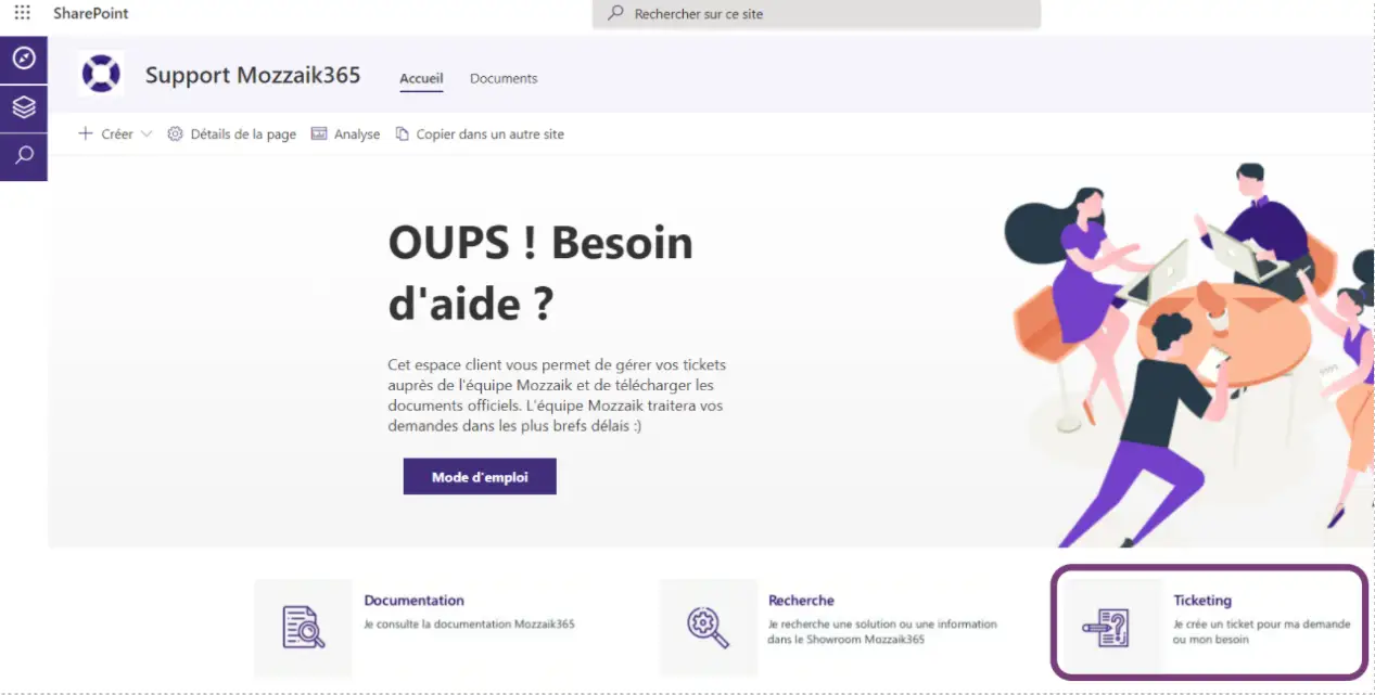 Helpdesk : all features