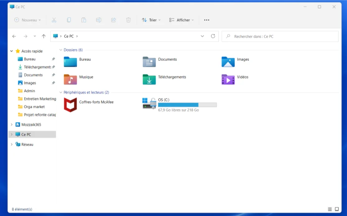 Windows 11 and icons