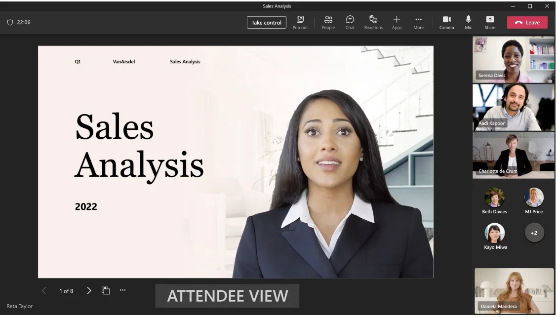 Cameo in PowerPoint