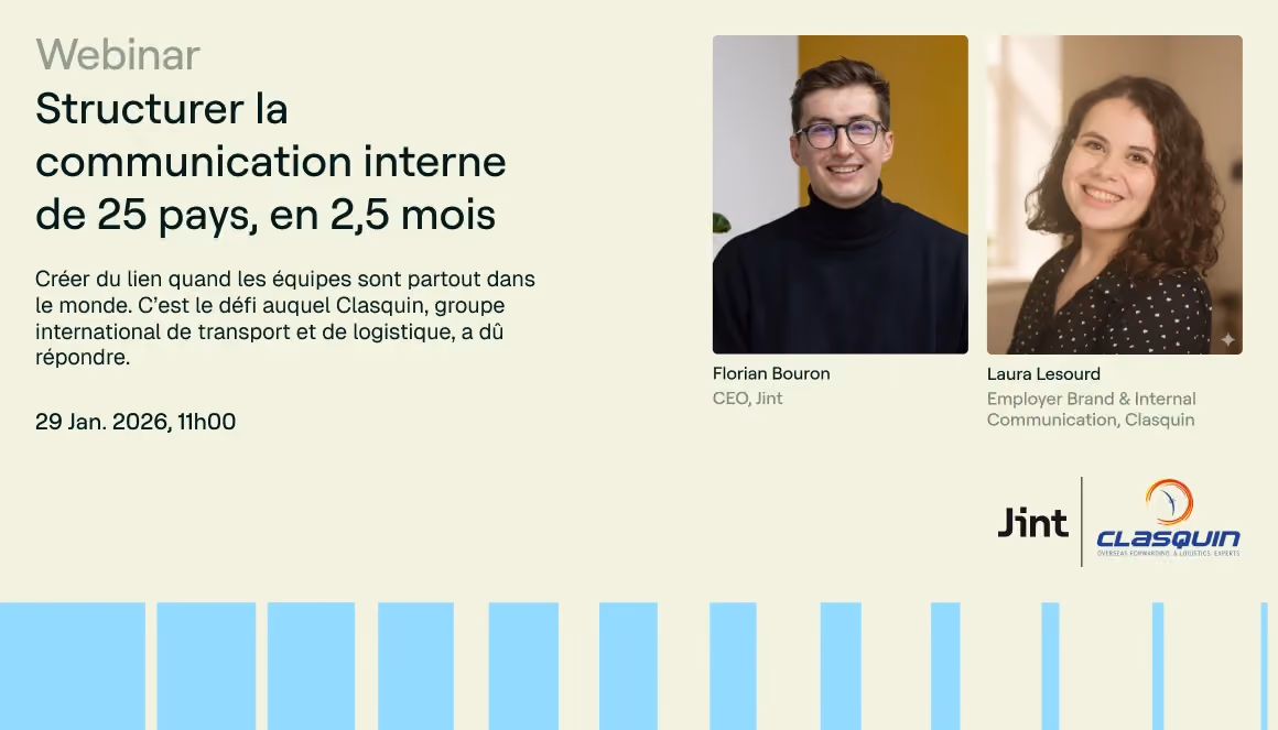 Structurer la com interne de 25 pays, en 2,5 mois