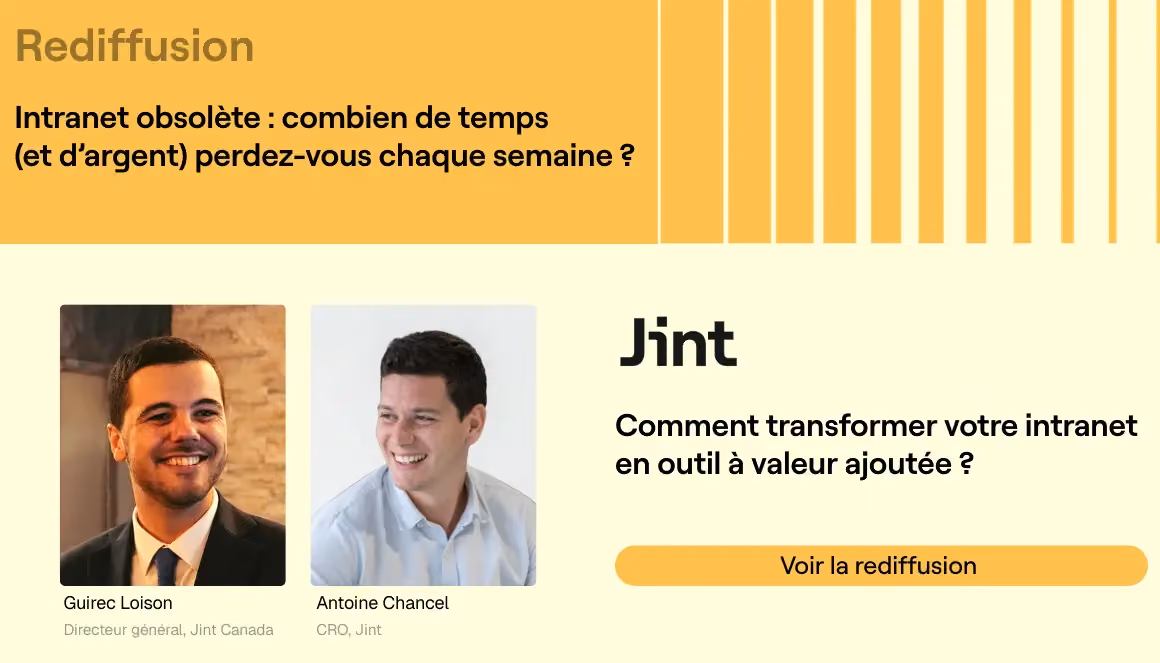 Intranet obsolète : combien de temps (et d’argent) perdez-vous chaque semaine ?