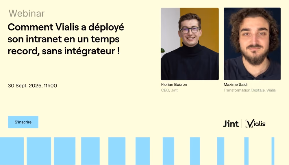 Un intranet déployé sans intégrateur - Vialis