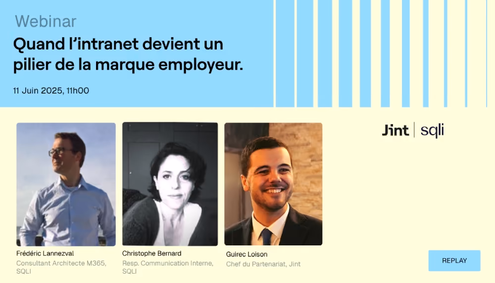 Quand l'intranet devient un pilier de la marque employeur - SQLI