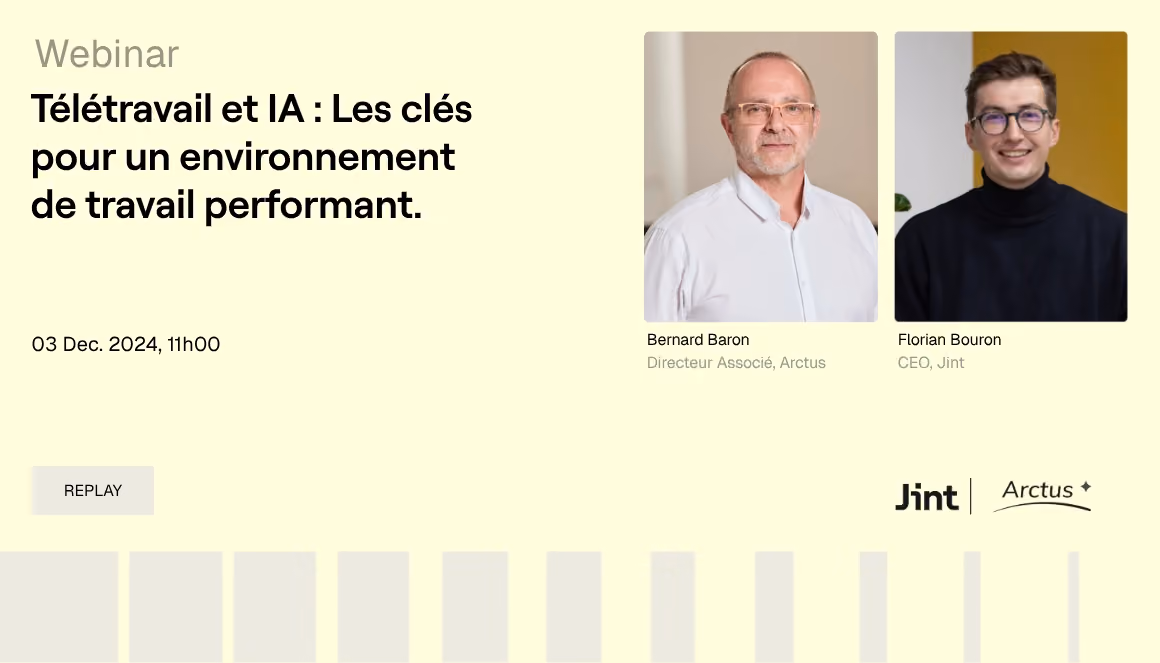 Travail à distance et IA : les clés d'un environnement de travail performant - Arctus