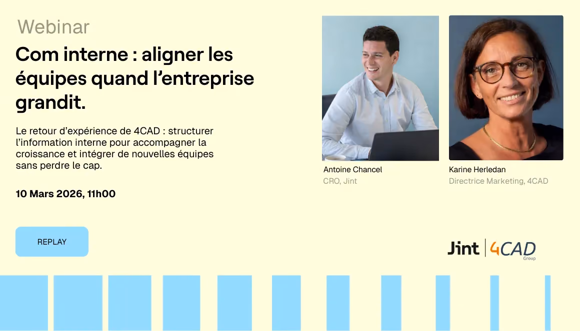 Com interne : comment aligner les équipes quand l’entreprise grandit