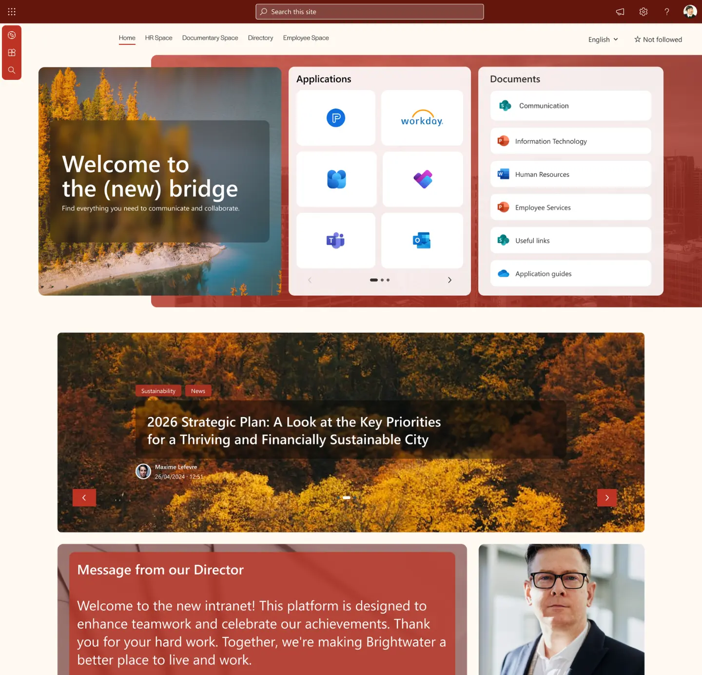 exemple intranet de ville ou municipalité