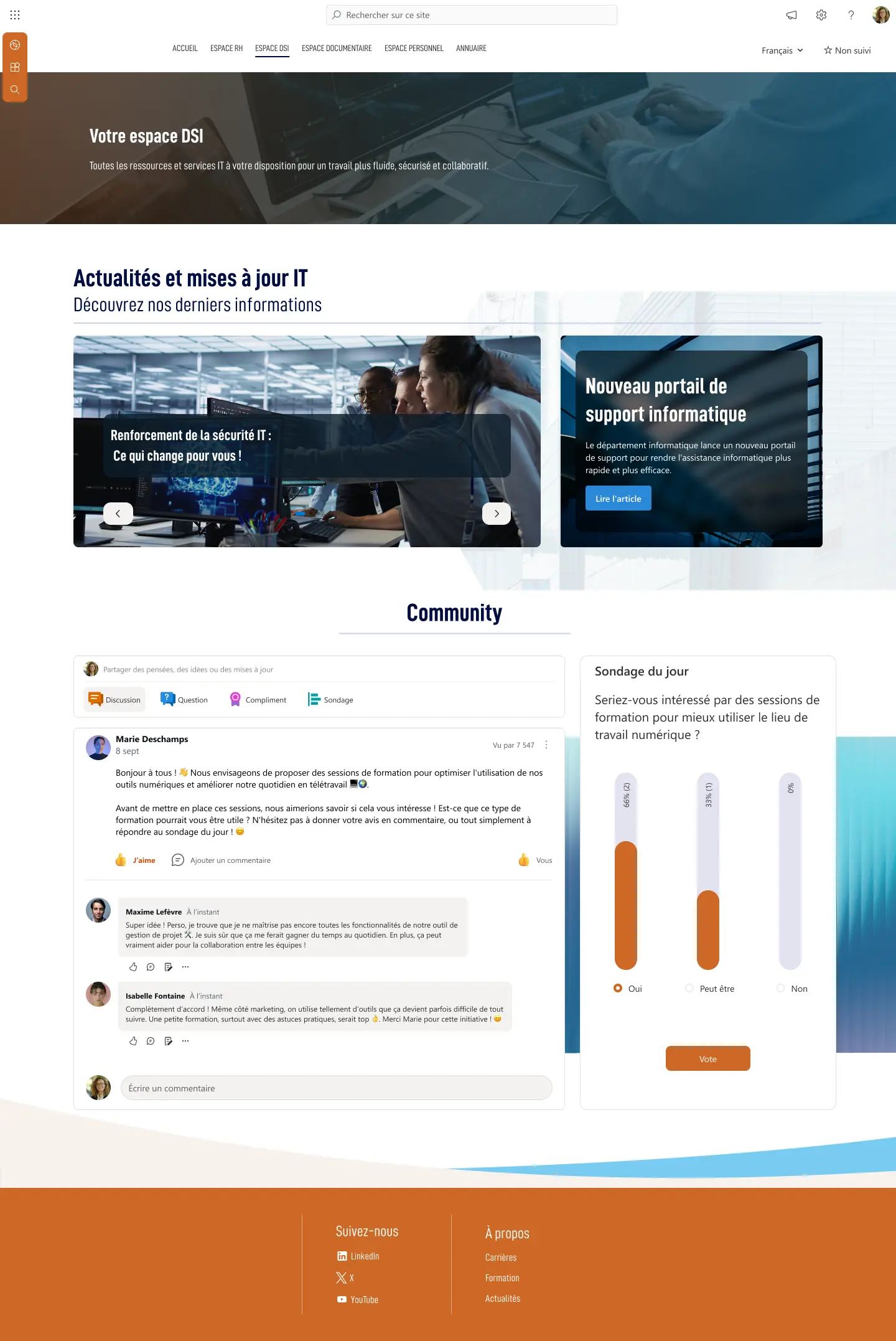 exemple intranet RSE