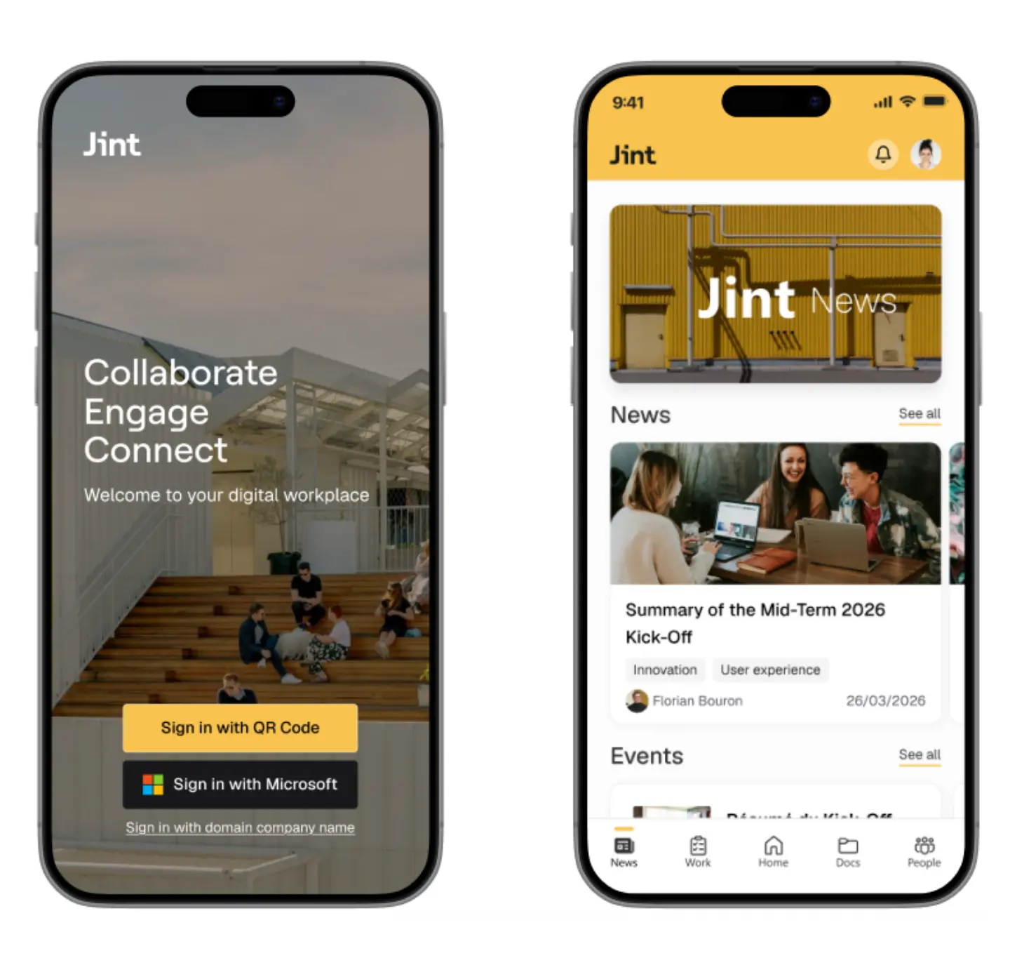 exemple intranet mobile