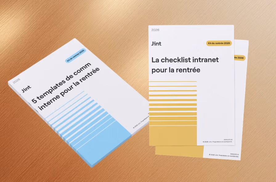 Kit Intranet de Rentrée pour les équipes de communications internes et des RH