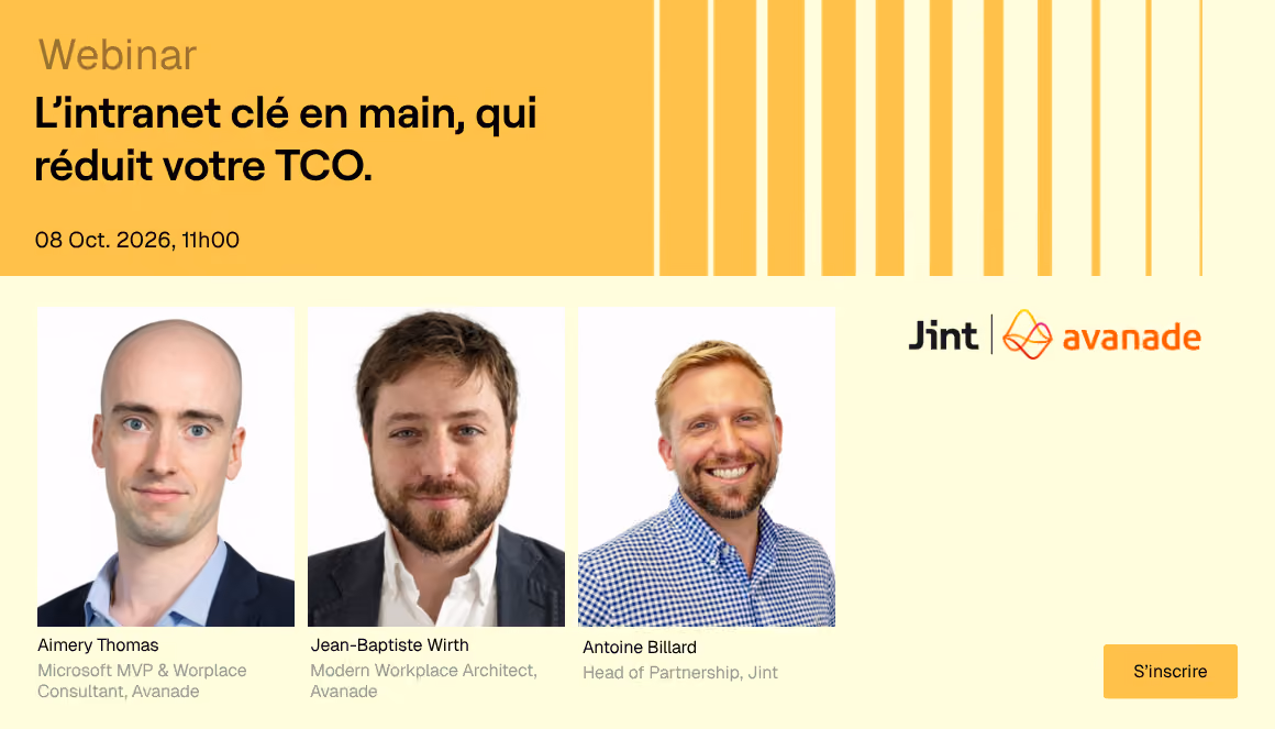 L'intranet clé en main, qui réduit votre TCO.