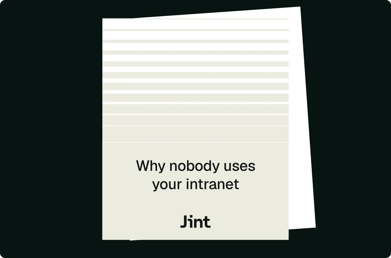 Why nobody uses your intranet