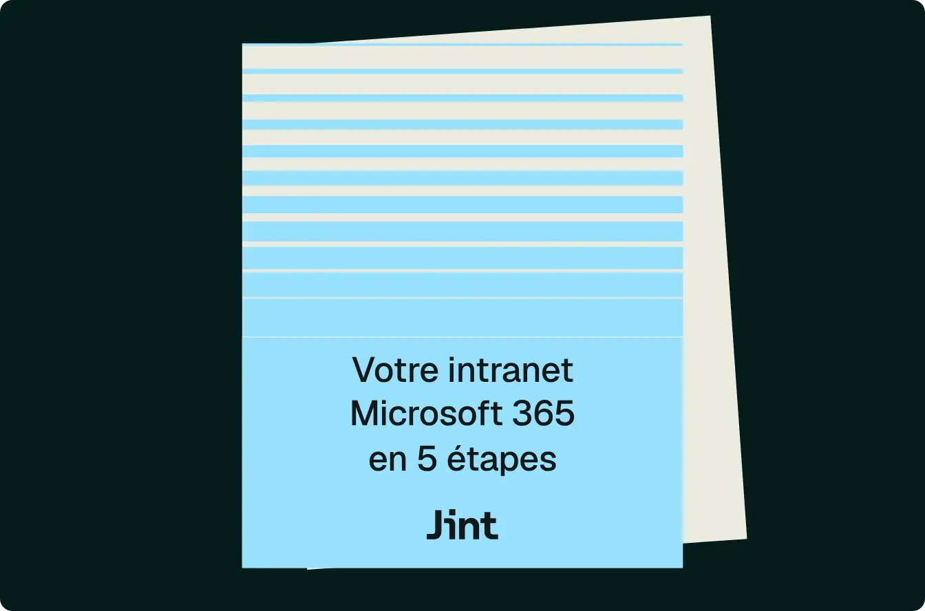 Votre intranet Microsoft 365 en 5 étapes
