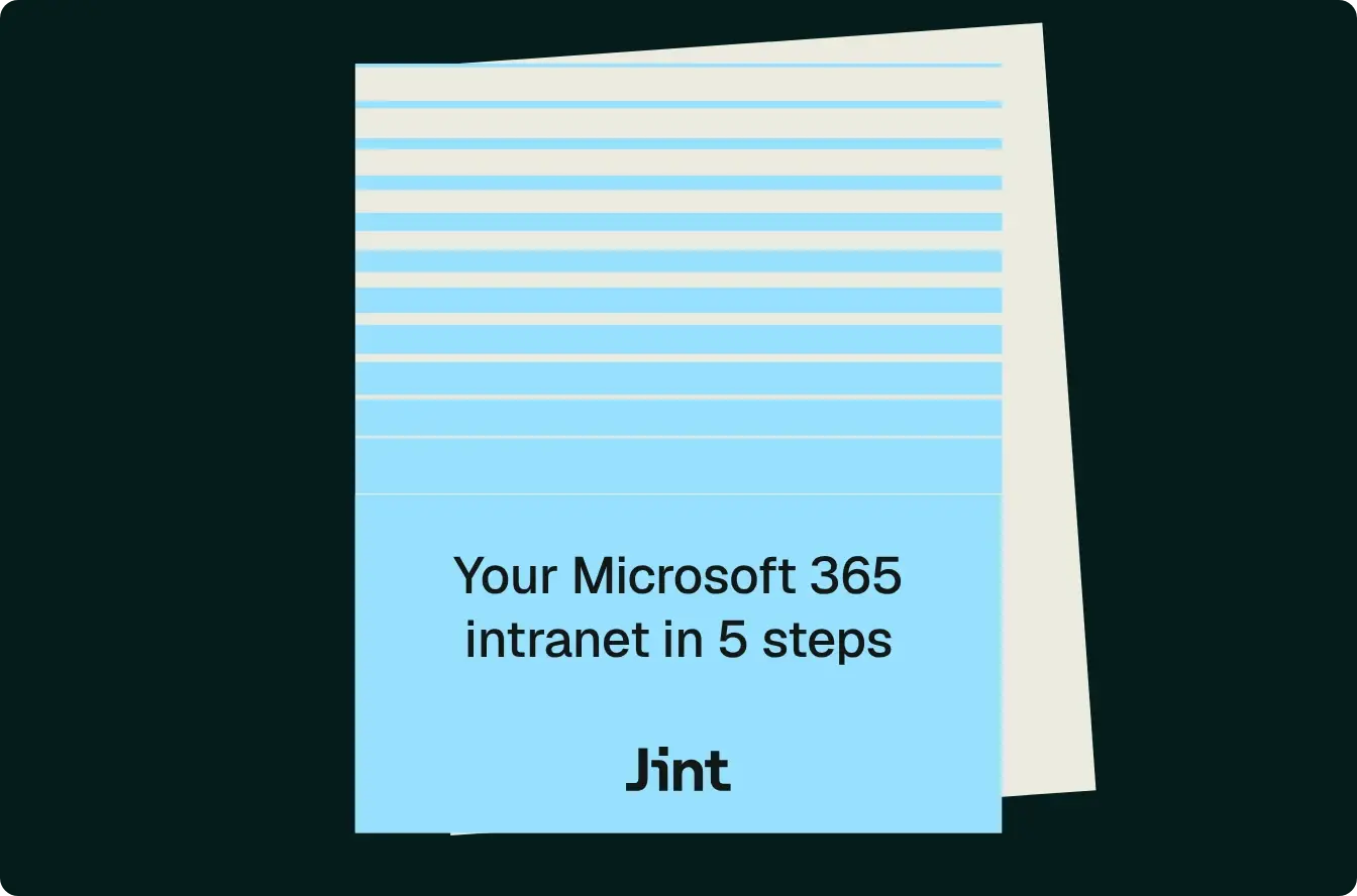 Your Microsoft 365 intranet in 5 steps