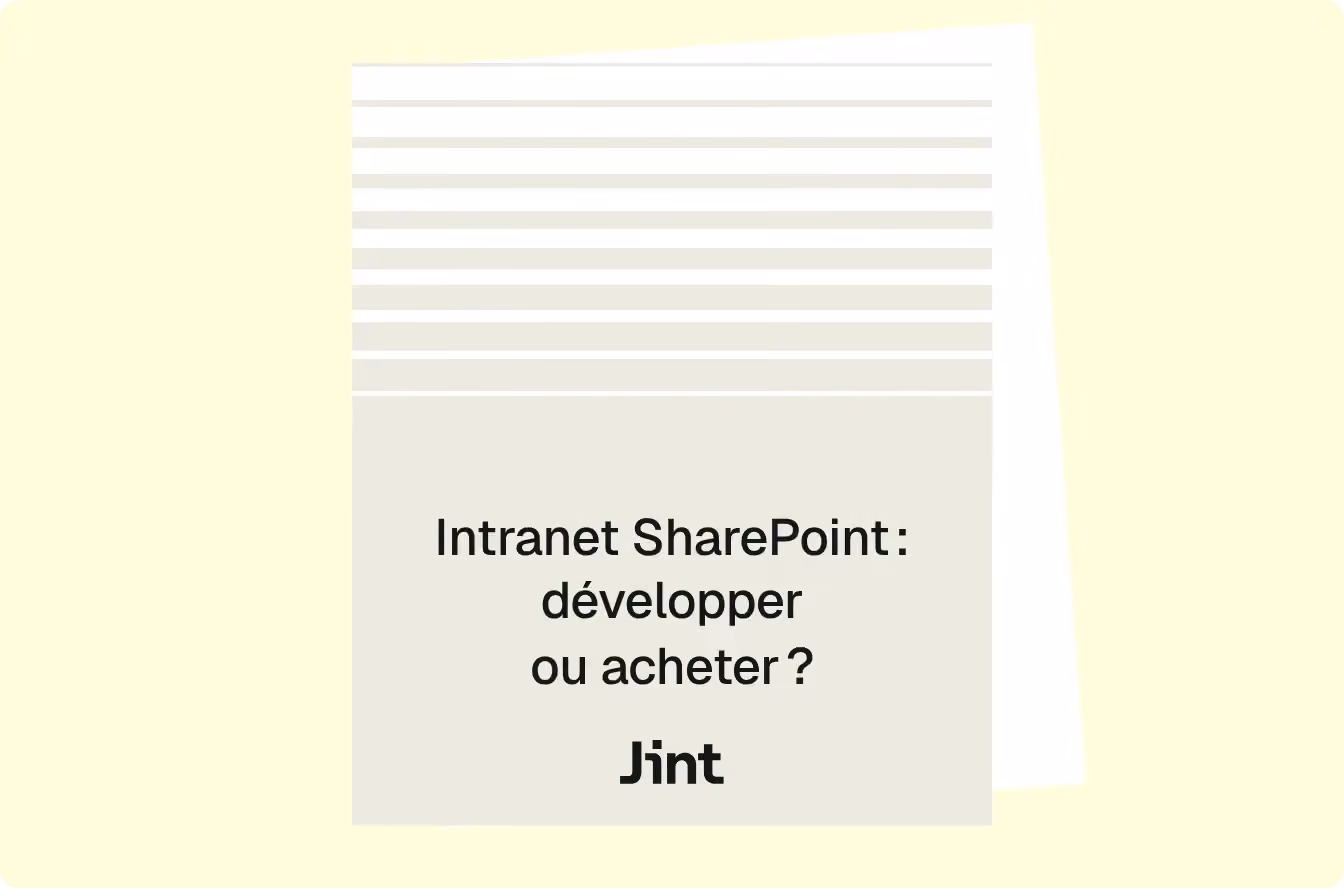 Intranet SharePoint : développer ou acheter ?