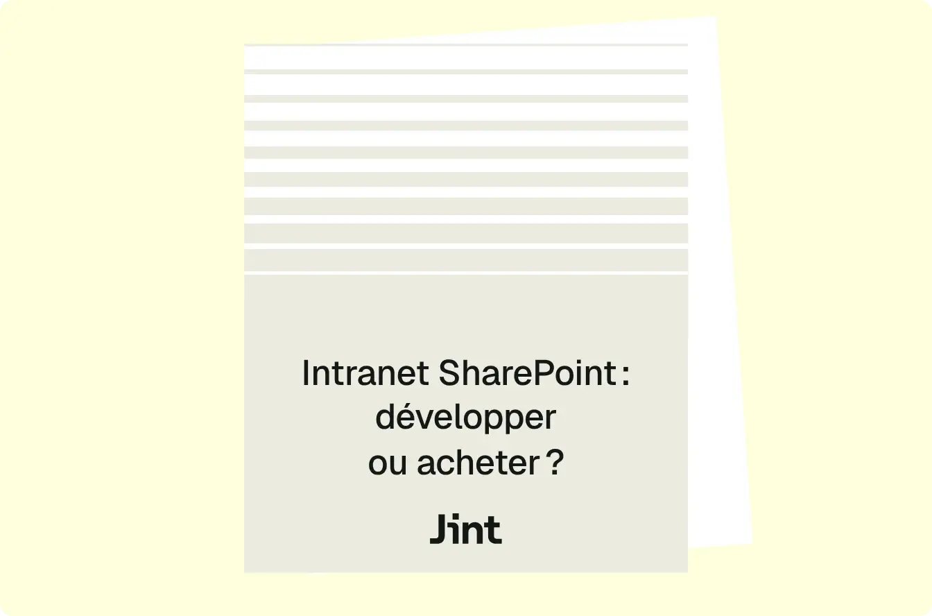 Intranet SharePoint : développer ou acheter ?