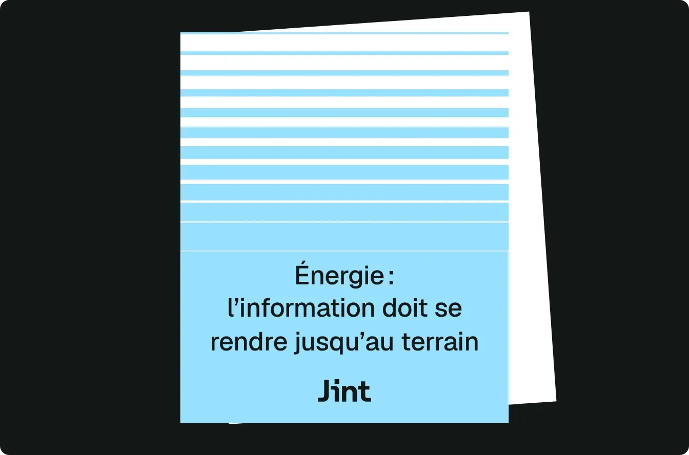 Énergie : l'information doit se rendre jusqu'au terrain