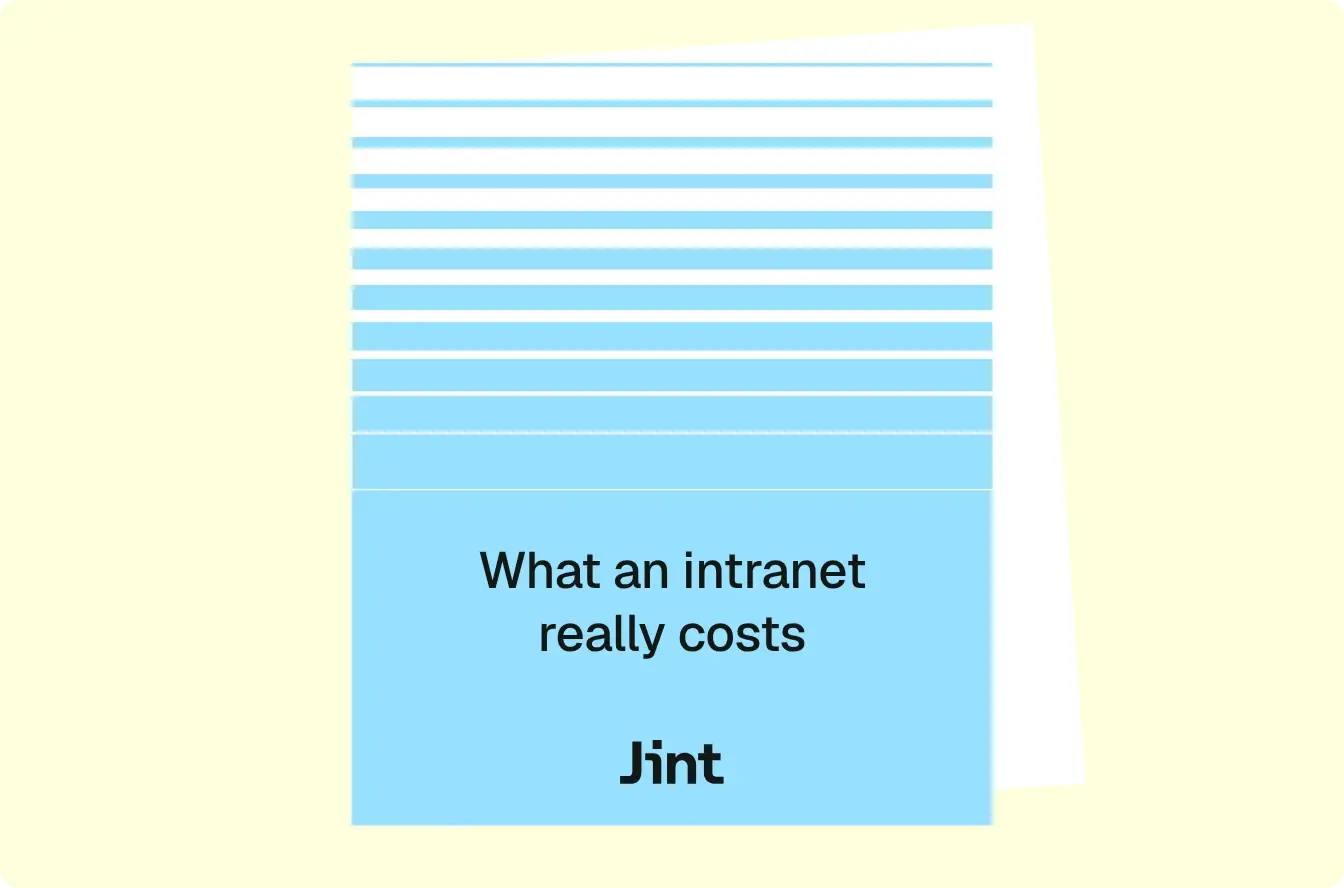What an intranet really costs