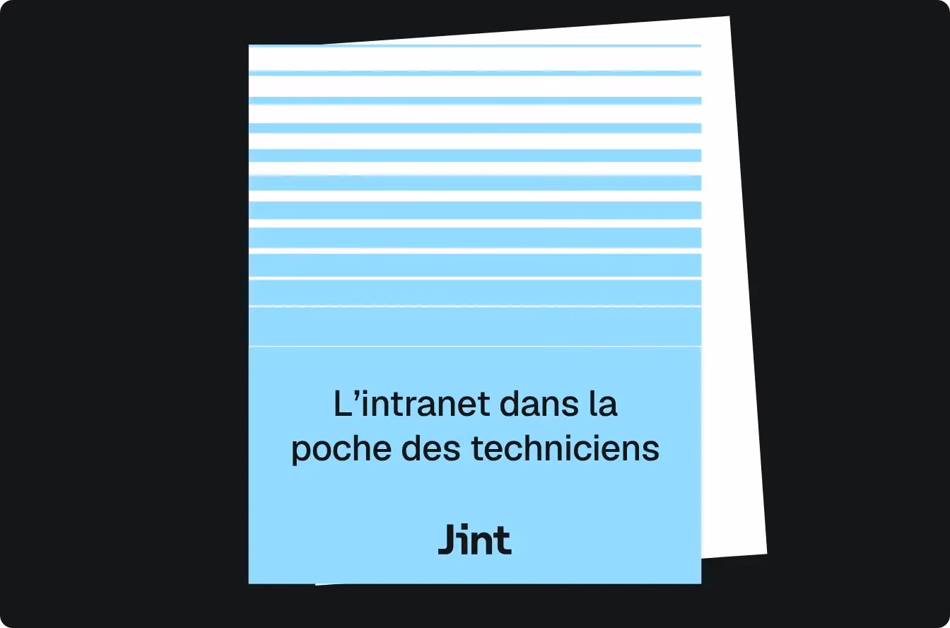 L'intranet dans la poche des techniciens