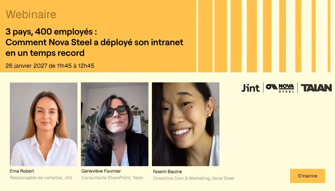 3 pays, 400 employés : comment NovaSteel a déployé son intranet en un temps record 