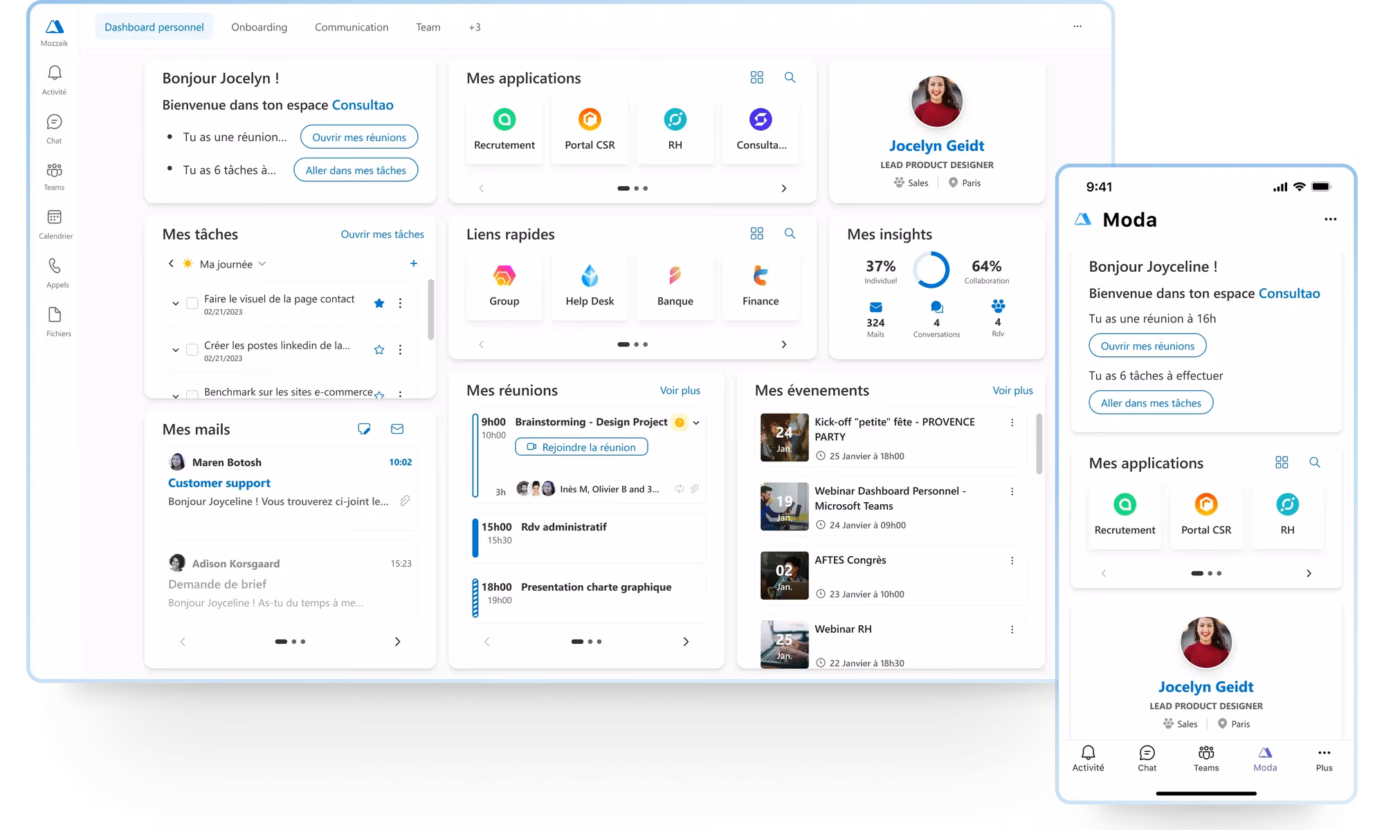 Create an employee Dashboard on Microsoft365