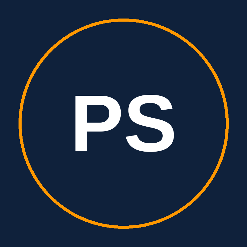 Initialen PS als Platzhalter für Autor Pierre Sommavilla