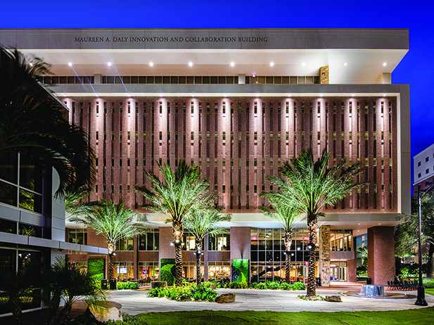 The John P. Lowth Entrepreneurship Center building at the University of Tampa