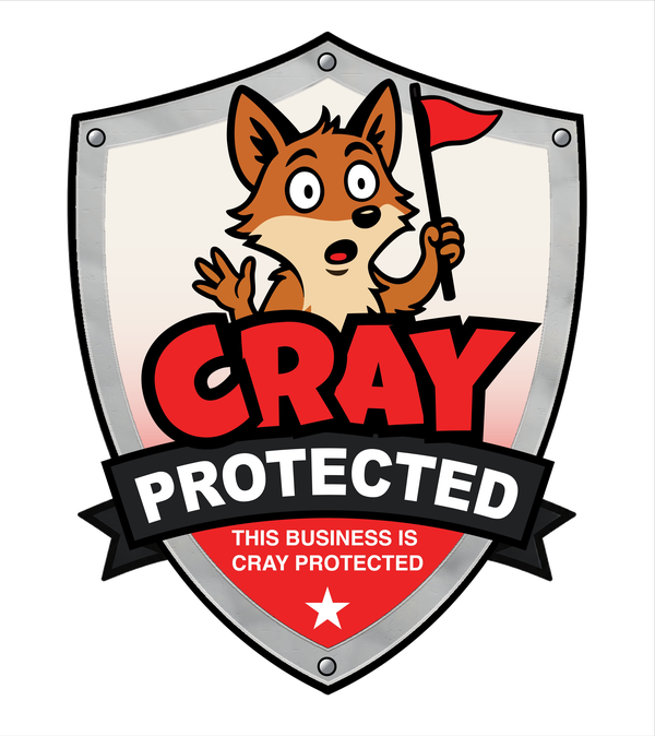 Cray Protected venue safety badge
