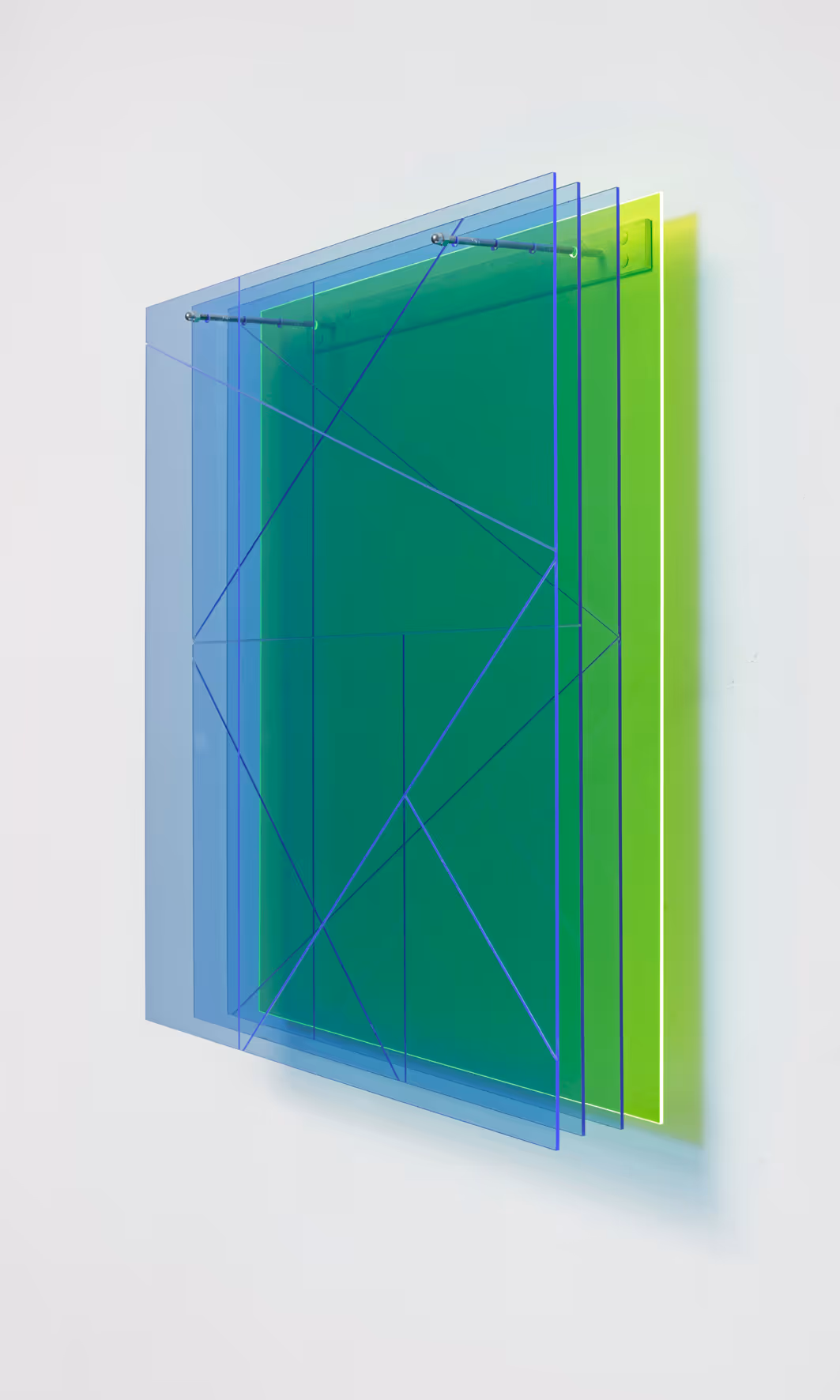 Kunstausstellung im B-Part: Lines and Layers – Antje Blumenstein