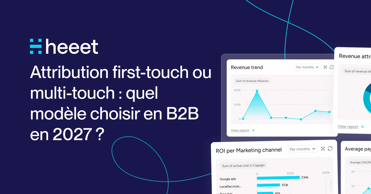 Attribution first-touch ou multi-touch : quel modèle choisir en B2B en 2027 ?