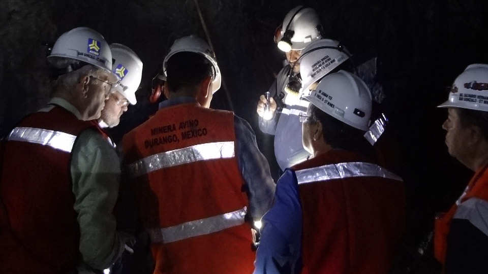Avino Silver and Gold mine Mexico