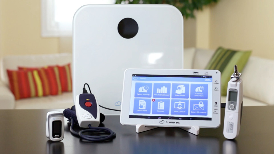 Cloud DX virtual patient monitoring