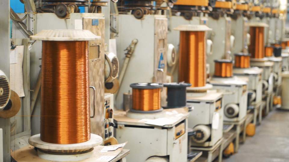 Copper Mountain Mining copper reels