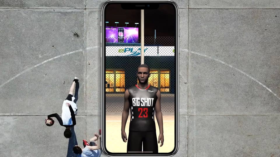 ePlay Digital Big Shot Basketball AR gaming Augmented Reality Mobile Gaming