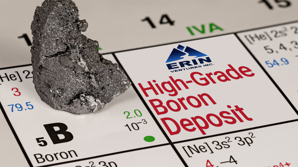 Erin Ventures boron