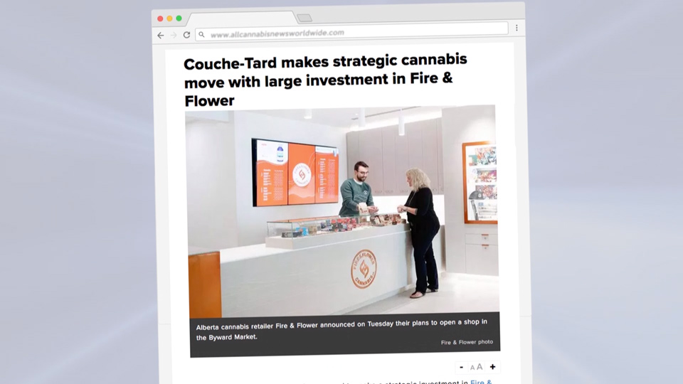 Couche-Tard makes strategic investment in Fire & Flower