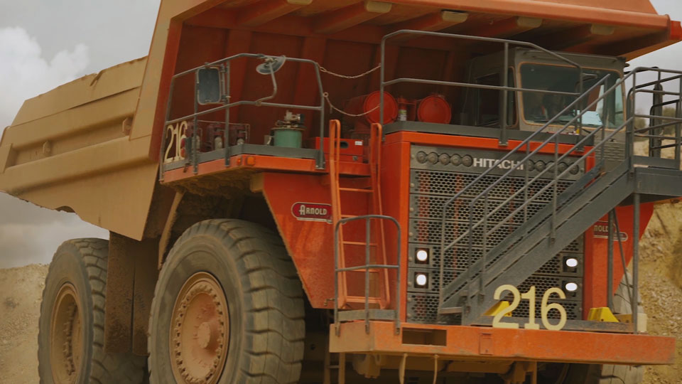 Fiore Gold mining truck