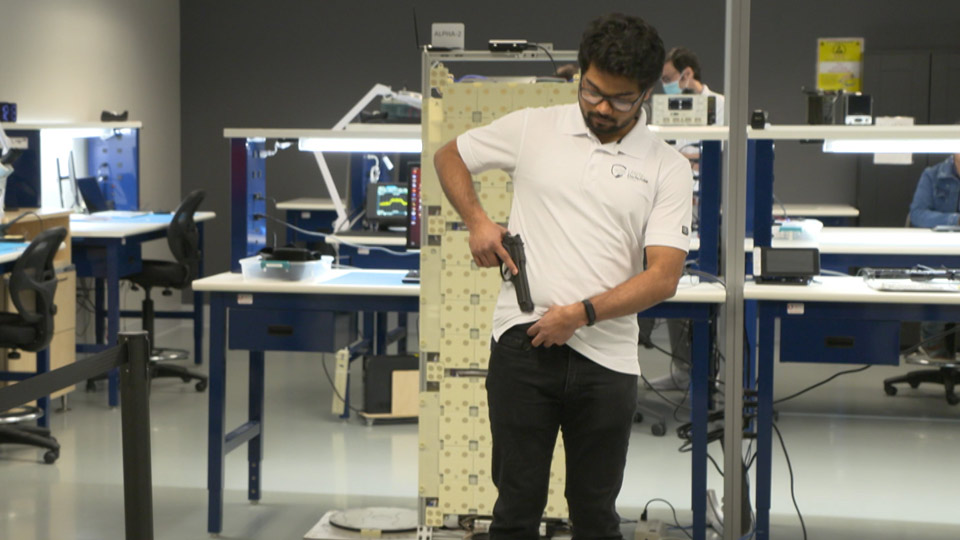 Liberty Defense technology to find concealed weapons