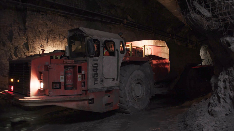 Osisko Development mining truck
