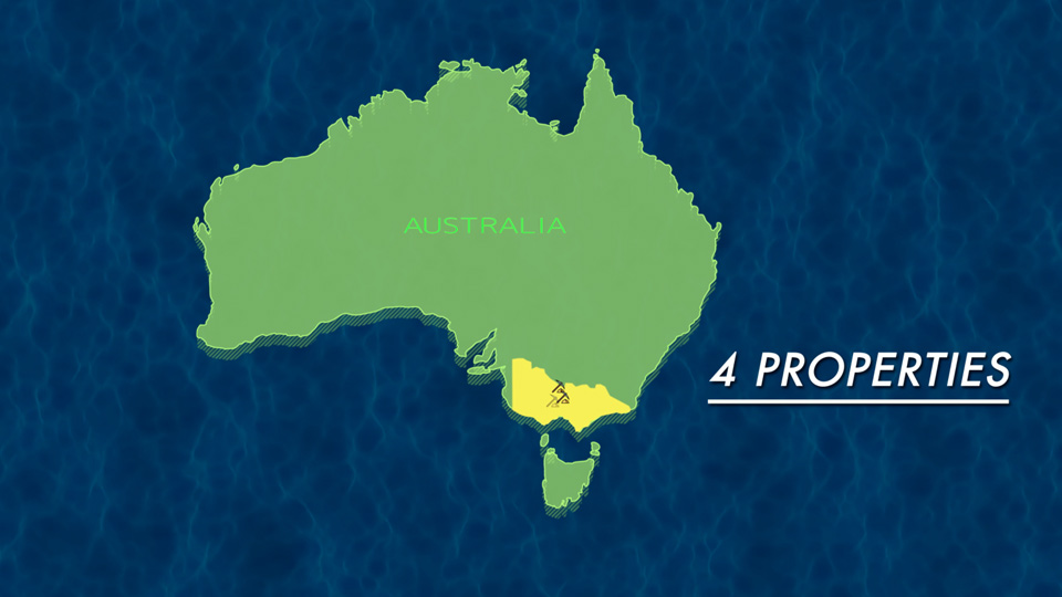 Outback Goldfields gold map