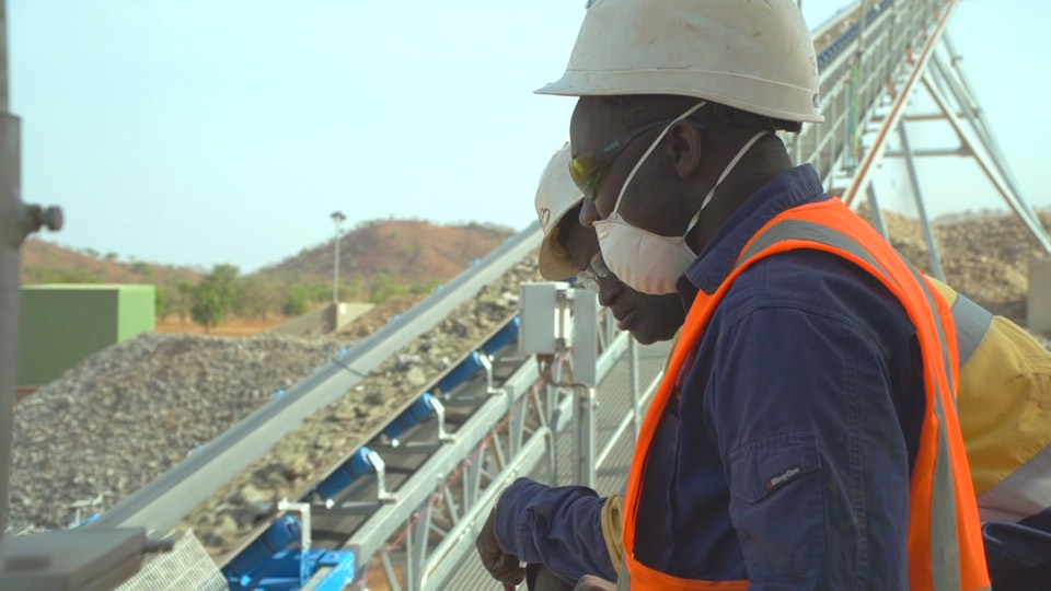 Roxgold mine in Africa