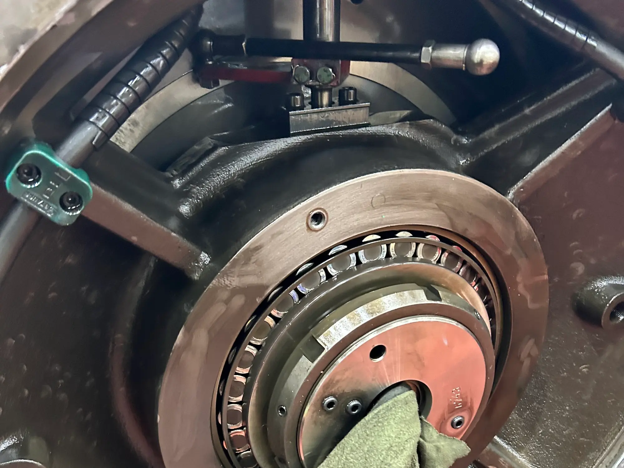 Maintenance of thruster bearings