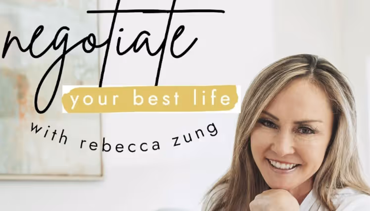 Negotiate your Best Life with Rebecca Zung | Tamsen Fadal