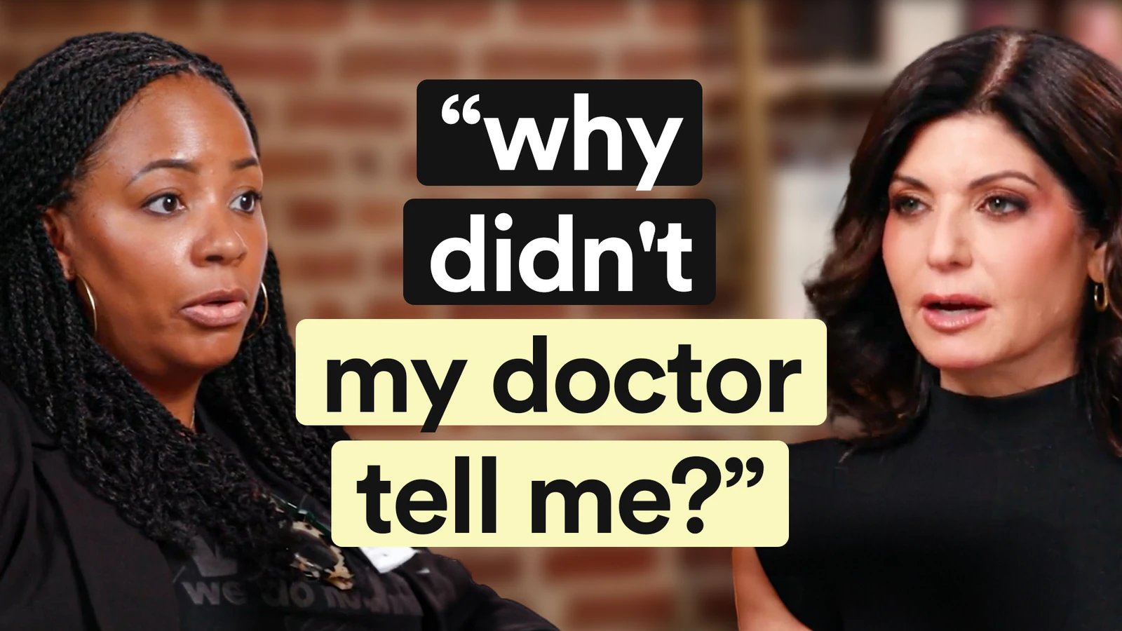 The Tamsen Show episode cover: Melani Sanders and Tamsen Fadal, text reads 'Why didn't my doctor tell me?'